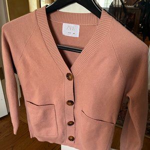 Girls Sweater - Light Brown - Zara - Size 9/10